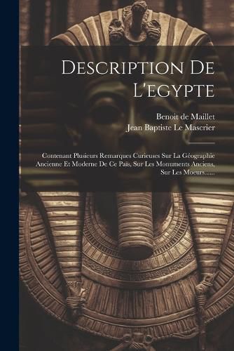 Cover image for Description De L'egypte