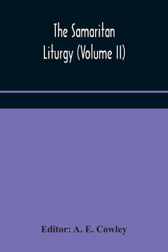 Cover image for The Samaritan Liturgy (Volume II)
