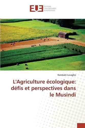 Cover image for L'Agriculture Ecologique: Defis Et Perspectives Dans Le Musindi
