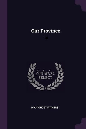 Cover image for Our Province
