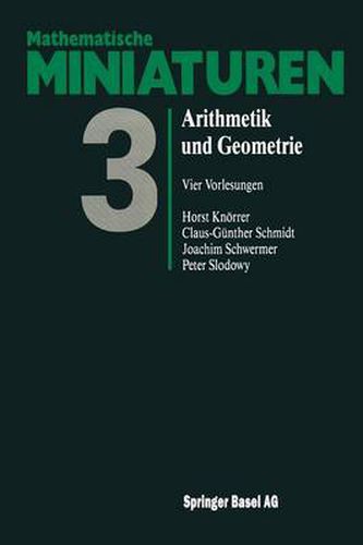 Cover image for Arithmetik Und Geometrie