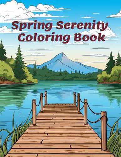 Cover image for Spring Serenity Coloring Book