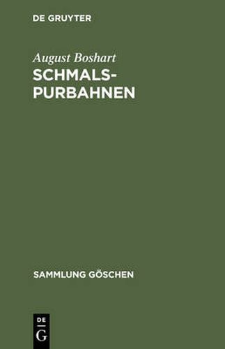 Cover image for Schmalspurbahnen: (Klein-, Arbeits- Und Feldbahnen)