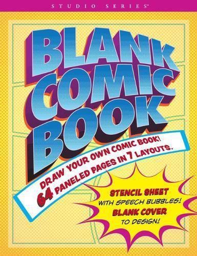 Cover image for Blank Comic Book (Stencil Included)