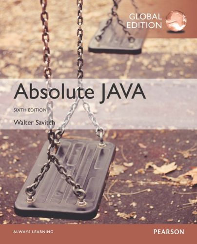 Cover image for Absolute Java, Global Edition