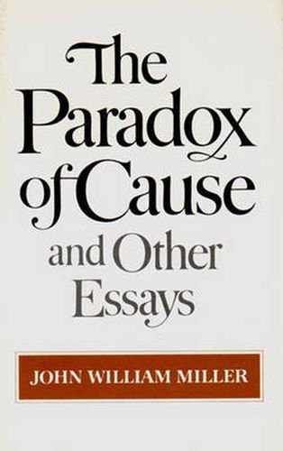 Cover image for The Paradox of Cause and Other Essays