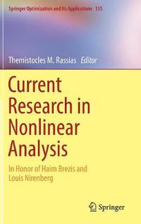 Cover image for Current Research in Nonlinear Analysis: In Honor of Haim Brezis and Louis Nirenberg