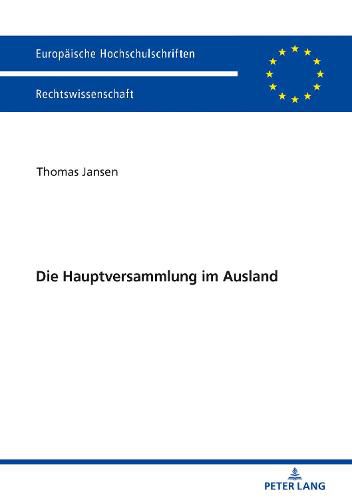 Cover image for Die Hauptversammlung Im Ausland