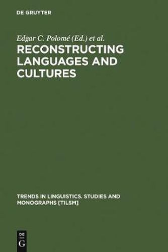 Cover image for Reconstructing Languages and Cultures