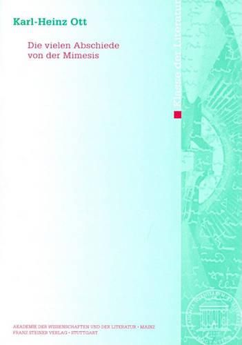 Cover image for Die Vielen Abschiede Von Der Mimesis