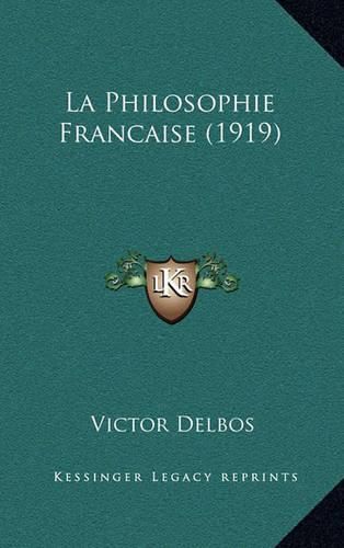 La Philosophie Francaise (1919)