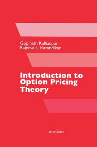 Cover image for Introduction to Option Pricing Theory