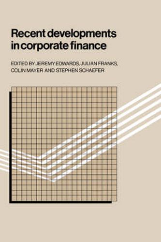 Recent Developments in Corporate Finance