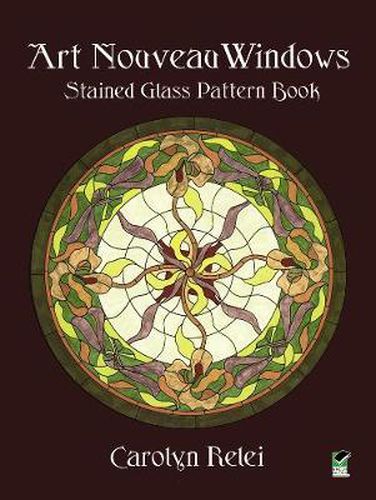 Cover image for Art Nouveau Windows Stained Glass Pattern Book