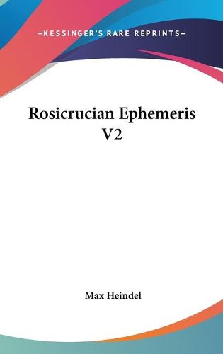 Rosicrucian Ephemeris V2