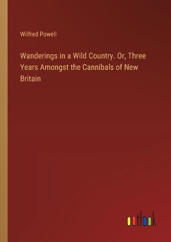 Cover image for Wanderings in a Wild Country. Or, Three Years Amongst the Cannibals of New Britain