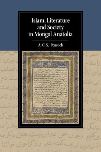 Cover image for Islam, Literature and Society in Mongol Anatolia