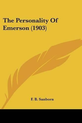 The Personality of Emerson (1903)