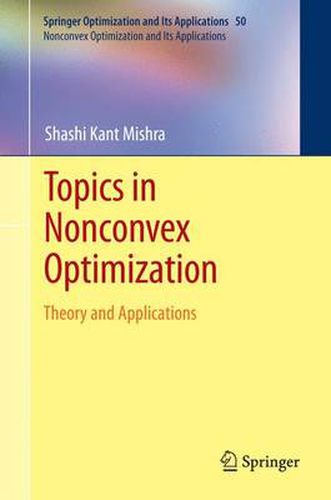 Cover image for Topics in Nonconvex Optimization: Theory and Applications