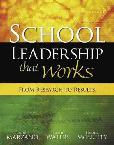 Cover image for School Leadership That Works: From Research to Results