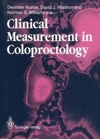 Cover image for Clinical Measurement in Coloproctology