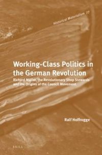 Cover image for Working-Class Politics in the German Revolution: Richard Muller, the Revolutionary Shop Stewards and the Origins of the Council Movement