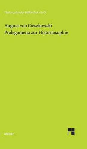 Cover image for Prolegomena zur Historiosophie