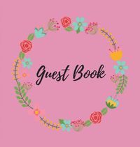 Cover image for Wedding Guest Book (Hardcover): Wedding guest advice book, Visitors guest book, wedding decor, comments book, registratio book, signature book, guest comments book, party guest book