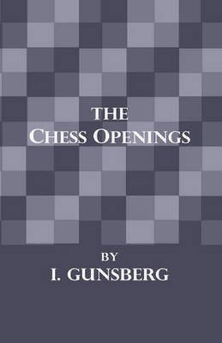 Cover image for The Chess Openings