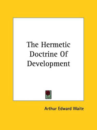 Cover image for The Hermetic Doctrine of Development