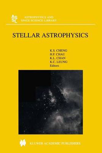 Cover image for Stellar Astrophysics