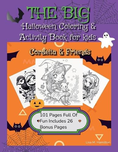 Cover image for The Big Halloween Coloring & Activity Book For Kids