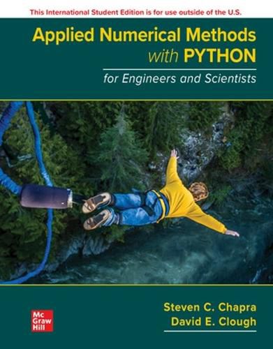 Cover image for ISE Applied Numerical Methods with Python for Engineers and Scientists