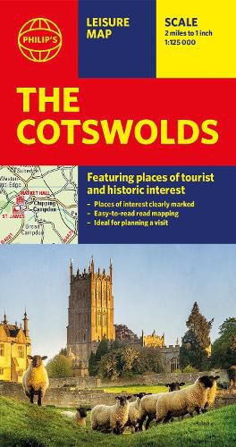 Philip's The Cotswolds: Leisure and Tourist Map