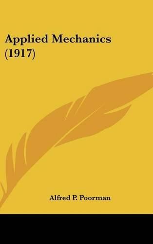 Cover image for Applied Mechanics (1917)