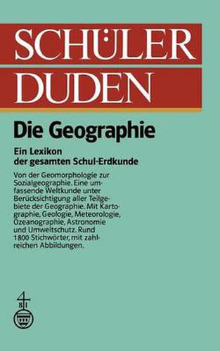 Cover image for Schulerduden: Die Geographie