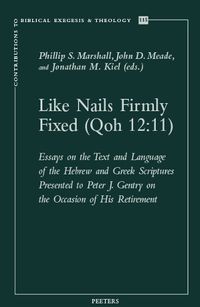 Cover image for Like Nails Firmly Fixed (Qoh 12:11)