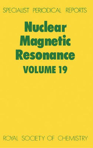 Cover image for Nuclear Magnetic Resonance: Volume 19