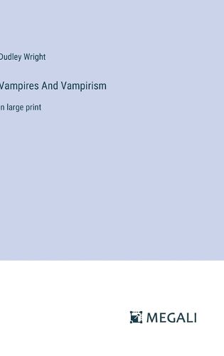 Cover image for Vampires And Vampirism