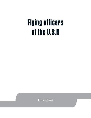 Cover image for Flying officers of the U.S.N