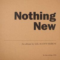 Cover image for Nothing New *** Vinyl