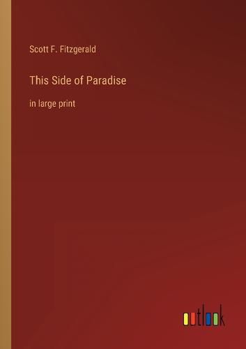 Cover image for This Side of Paradise