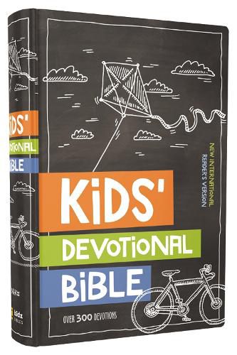 Cover image for NIrV, Kids' Devotional Bible, Hardcover: Over 300 Devotions