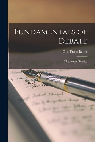 Cover image for Fundamentals of Debate