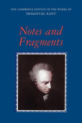 Cover image for Notes and Fragments