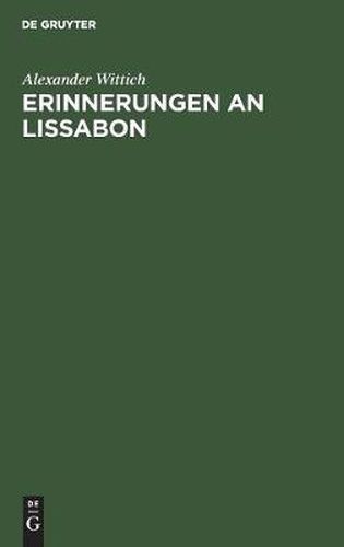 Cover image for Erinnerungen an Lissabon