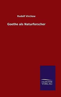 Cover image for Goethe als Naturforscher