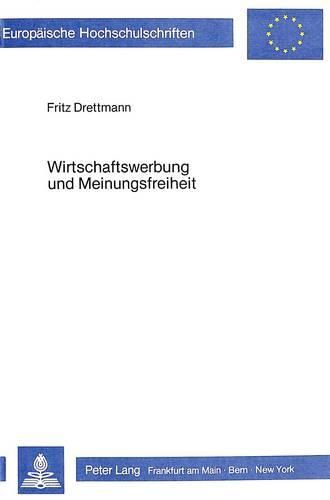Cover image for Wirtschaftswerbung Und Meinungsfreiheit
