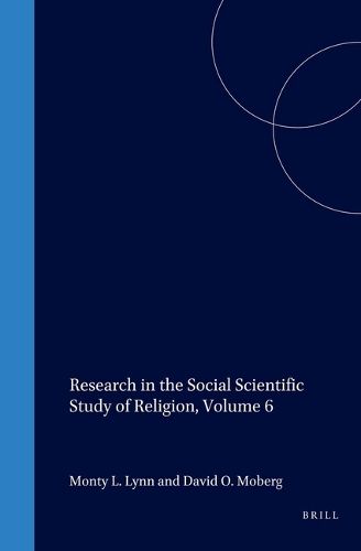 Cover image for Research in the Social Scientific Study of Religion, Volume 6