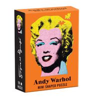 Cover image for Andy Warhol Mini Shaped Puzzle Marilyn